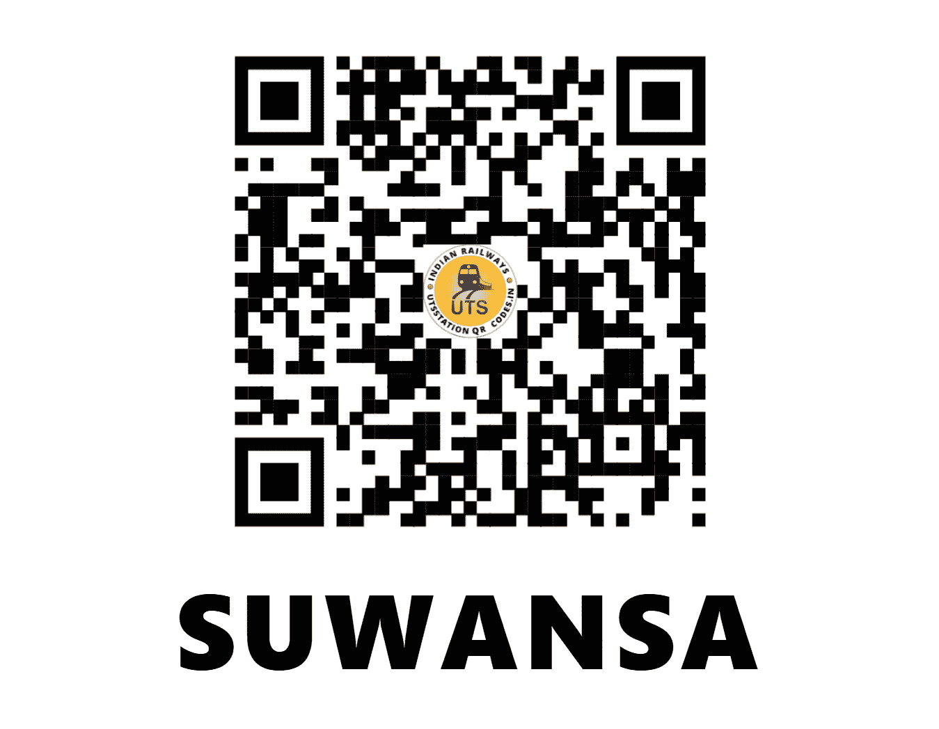 UTS QR Code for SUWANSA - SWS (NR - UTTAR PRADESH)